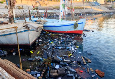 plastic pollution, climate change