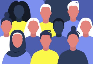 A group of diverse students. By becoming a more inclusive educator, everyone benefits.