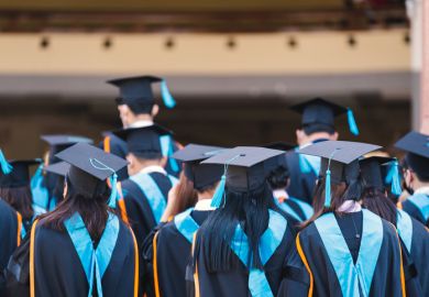  graduates in University during commencement