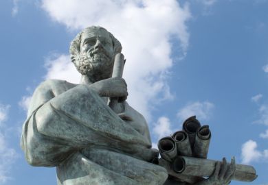 Aristotle statue