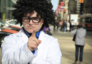 Man dressed as doctor