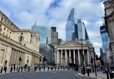  City of London buildings in the financial district, UK.