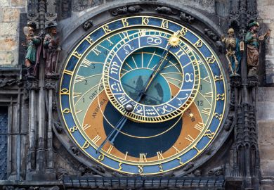 Astronomical Clock in Prague, Czech Republic.
