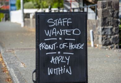 Employment Advertising on the Street