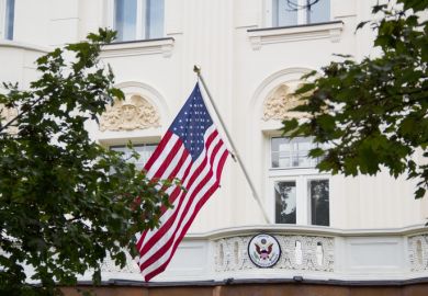 Flag of the United States of America, U.S. Embassy in Slovakia