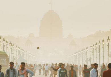 People walking on Kartavya Path, Rajpath Area in New Delhi, India People walking on Kartavya Path, Rajpath Area in New Delhi, India