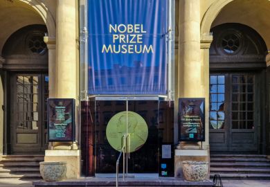 Nobel Prize Museum in Stockholm, Sweden - May 1, 2024