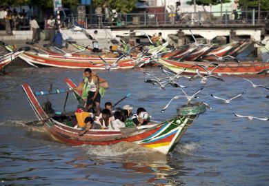 Yangon port