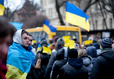 Youth at Ukraine rally