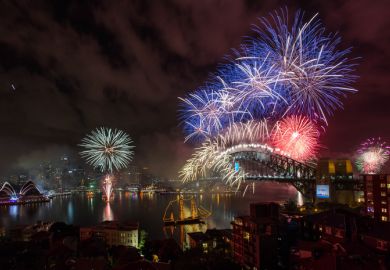 Sydney harbour fireworks