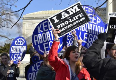 Protesters Chanting At The US Supreme Court Protesters Chanting At The US Supreme Court