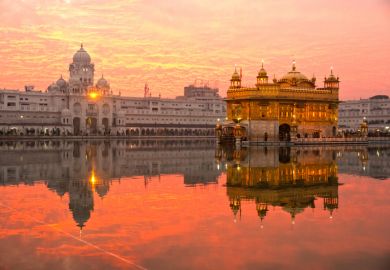 Golden Temple in Amritsar, Punjab, India