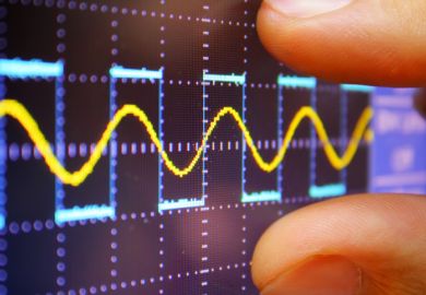 Wave on oscilloscope