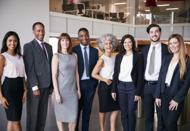 A group of university administrative staff