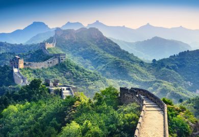 China, University, Great Wall, 