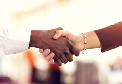 Shaking hands with your PhD supervisor. We provide tips from experts on how to approach and make a good impression with a potential PhD supervisor.