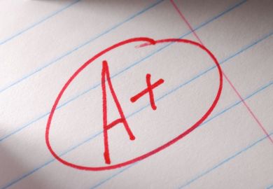 A plus grade in the notebook A plus grade in the notebook