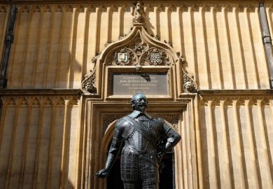 main entrance to the Bodleian Library, Oxford, England