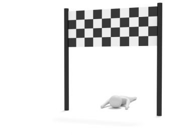 finishing line collapse collapsing failure in the home stretch