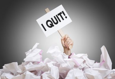 quit resign give up