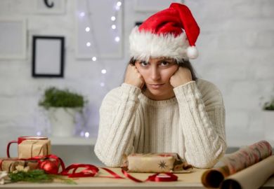 sad lonely Christmas