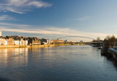 Bridge over the River Maas in Maastricht