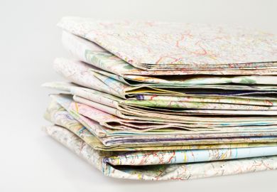 Pile of maps