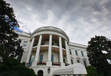 Storm clouds over the White House Storm clouds over the White House
