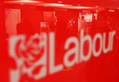 Labour Party logo at conference