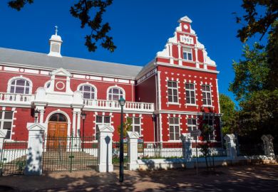 The library at Stellenbosch University, South Africa