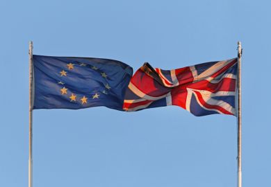 UK and EU flags