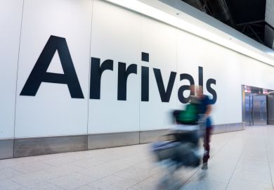 Airport arrivals lounge Airport arrivals lounge