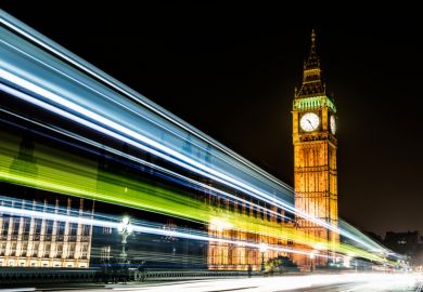Houses of Parliament at night