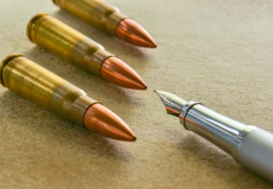 Bullets and pen