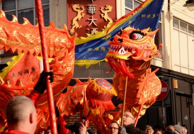 Chinese New Year celebrations in Liverpool, February 2016