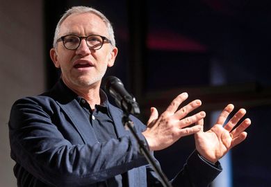 James Purnell, who was UAL's president and vice chancellor, speaking at an event to celebrate the official opening of London College of Fashion (LCF), University of the Arts London's new east London campus, 1 November, 2023. James Purnell, who was UAL's president and vice chancellor, speaking at an event to celebrate the official opening of London College of Fashion (LCF), University of the Arts London's new east London campus, 1 November, 2023.