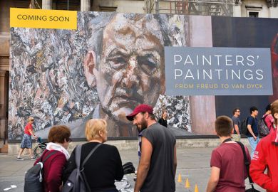 Advert for art exhibition