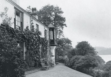 John Ruskin's home, Brantwood, Coniston Water, Cumbria England