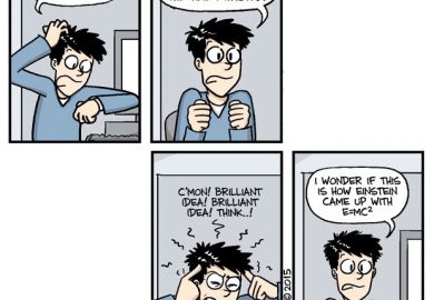 Piled Higher and Deeper cartoon, by Jorge Cham (9 July 2015)