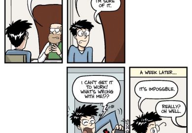 Piled Higher and Deeper cartoon, by Jorge Cham (13 August 2015)