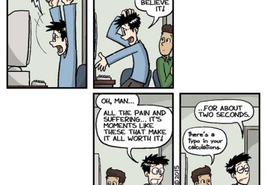 Piled Higher and Deeper cartoon, by Jorge Cham (20 August 2015)