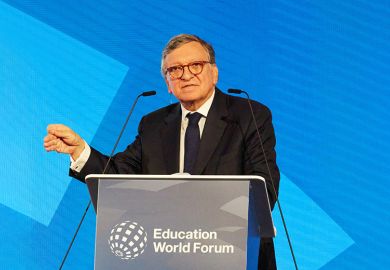 José Manuel Barroso at the Education World Forum 2026.
