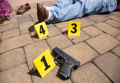 Key evidence marked at crime scene Key evidence marked at crime scene