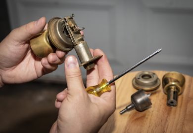 istock fixing a door knob  fixing a door knob