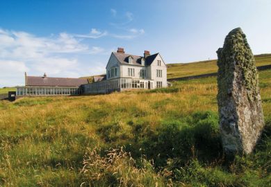 Leagarth House, Fetlar, home of Sir William Watson Cheyne