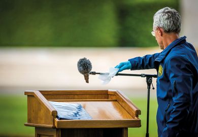 Cleaning lectern 