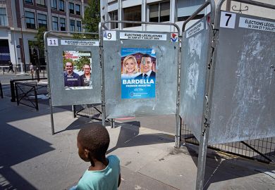 Marine Le Pen poster in France Marine Le Pen poster in France