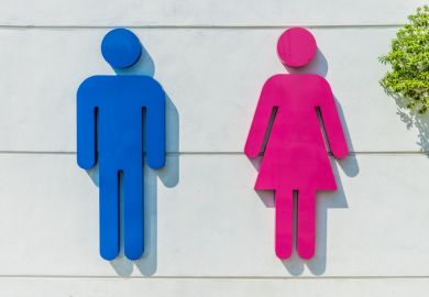 Male and female toilet signs