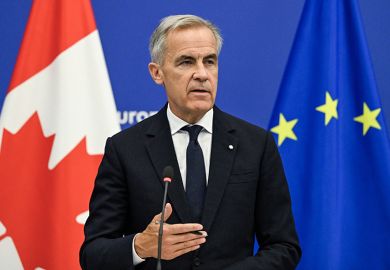 Canadian Prime Minister Mark Carney delivers a speech in the hemicycle of the European Parliament in Strasbourg, 17 September, 2026. Canadian Prime Minister Mark Carney delivers a speech in the hemicycle of the European Parliament in Strasbourg, 17 September, 2026.