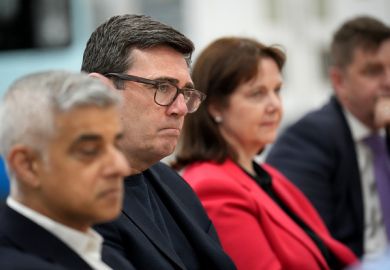 Mayors (L to R) Sadiq Khan (London), Andy Burnham (Greater Manchester), Claire Ward (East Midlands) and Nik Johnson (Cambridgeshire and Peterborough)  
